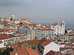 Lissabon - Blick vom Miradouro de Santa Luzia