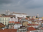 Lissabon - Blick vom Miradouro de Santa Luzia